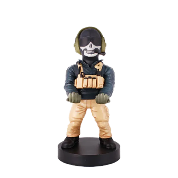 Call of Duty: Lt. Simon Ghost Riley Cable Guys Original Controller and Phone Holder for Controller Holder