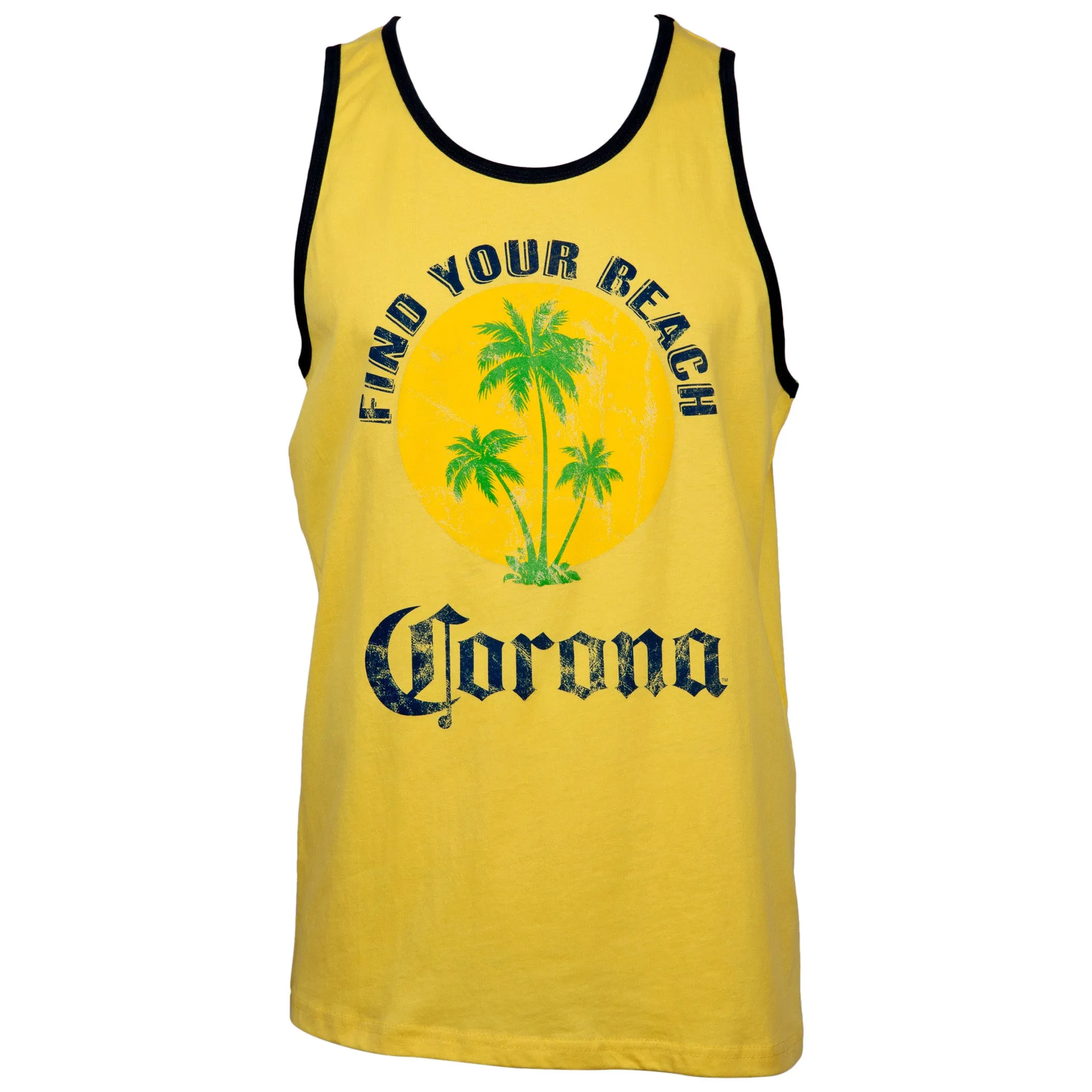 Corona Extra Palm Trees Find Your Beach Tank Top