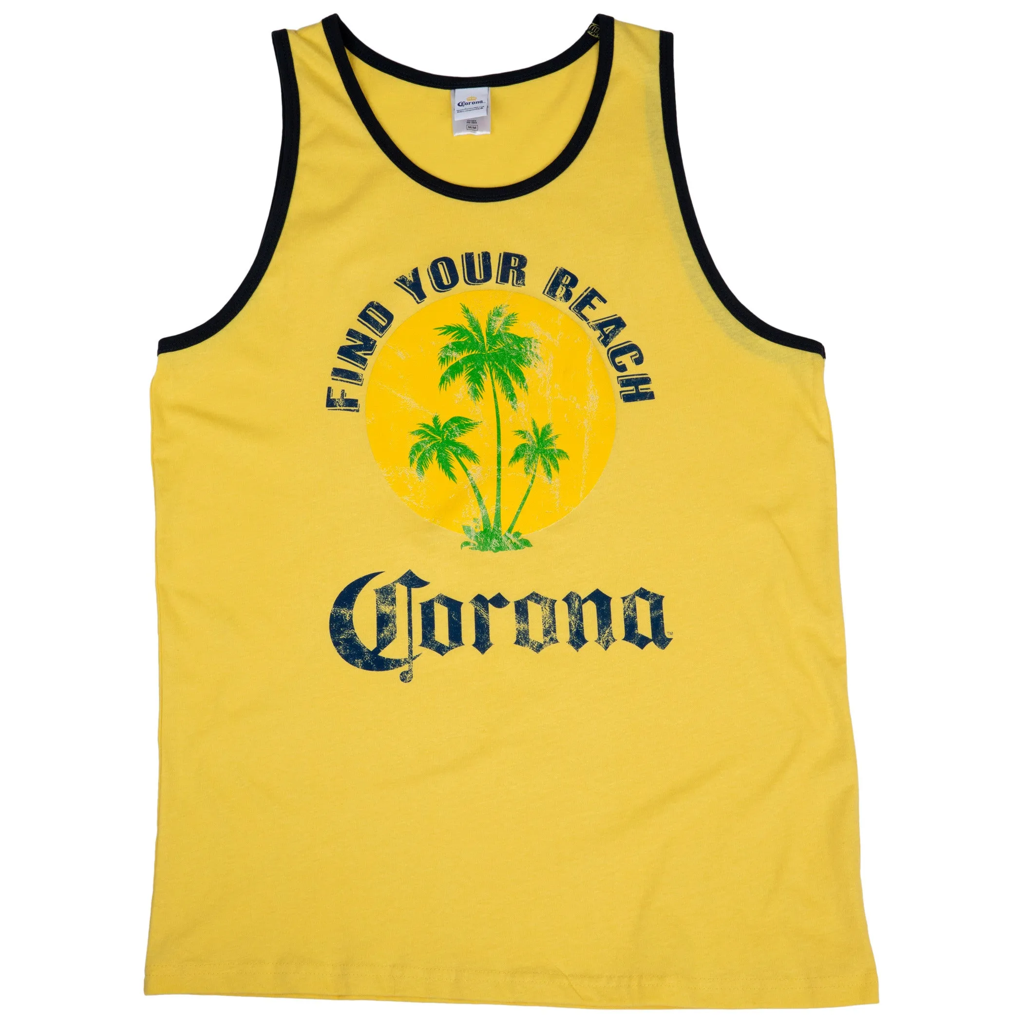Corona Extra Palm Trees Find Your Beach Tank Top