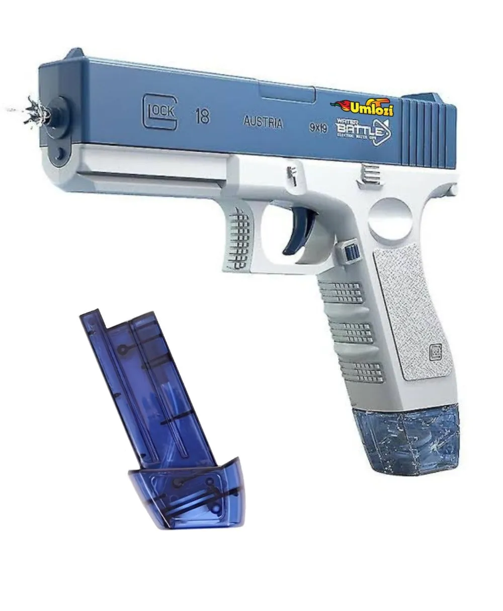 Electric Water Gun, up to 9 m Ft Rang Electric Automatic Water Gun, 450CC 60CC High Capacity Squirt Guns for Summer Pool Beach Party Water Blasters
