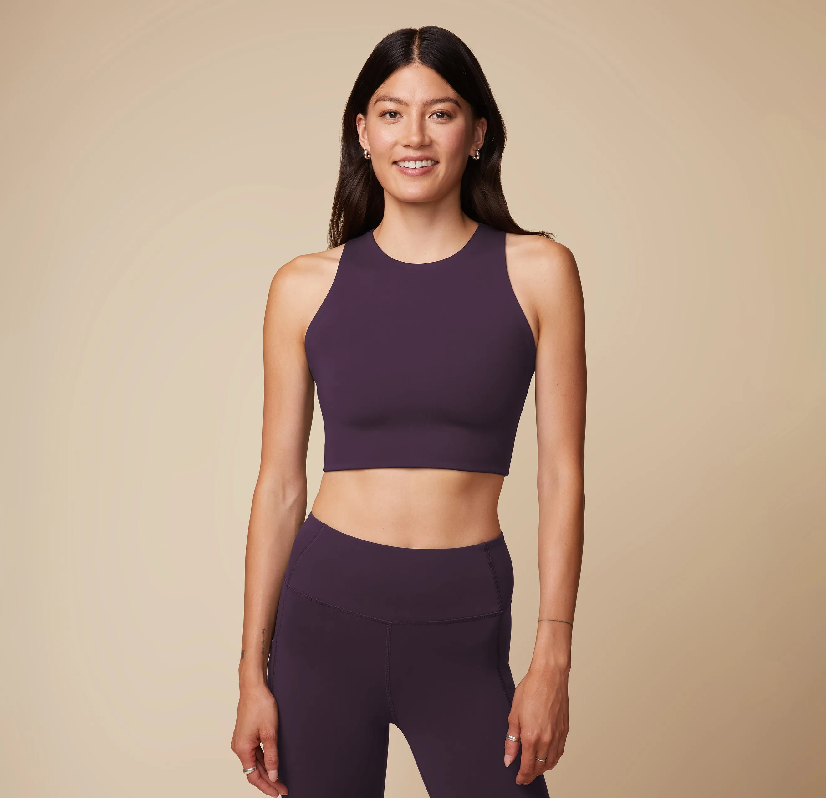 Flex Racerback Sport Tank - Mulberry