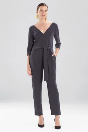 Mia - Sanded Jersey Jumpsuit