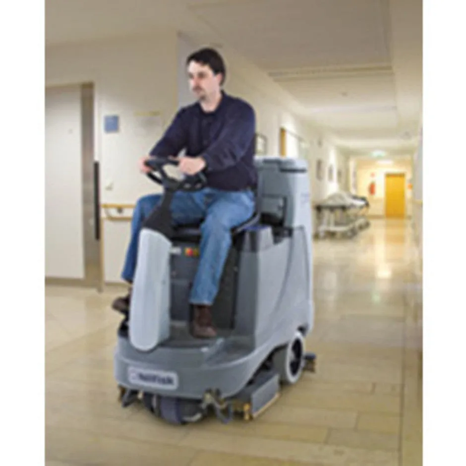 Nilfisk BR755C Battery Operated Rider Floor Scrubber With Cylindrical Deck See SC4000C
