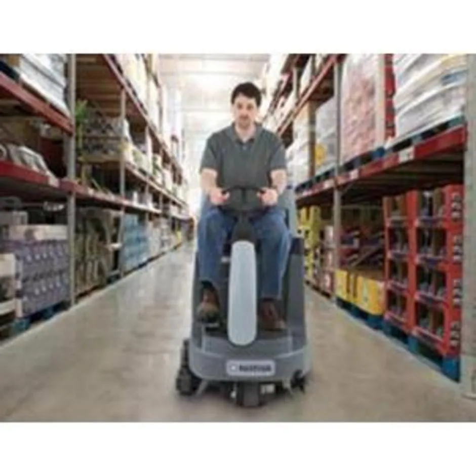 Nilfisk BR755C Battery Operated Rider Floor Scrubber With Cylindrical Deck See SC4000C