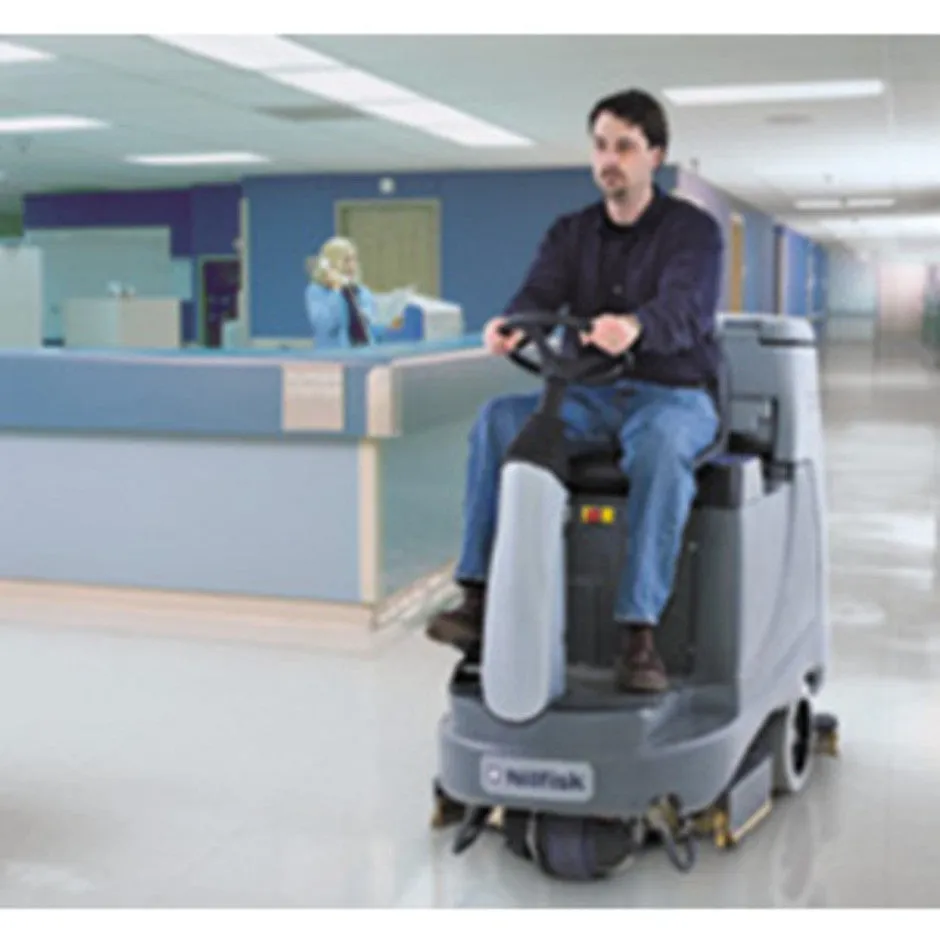 Nilfisk BR755C Battery Operated Rider Floor Scrubber With Cylindrical Deck See SC4000C
