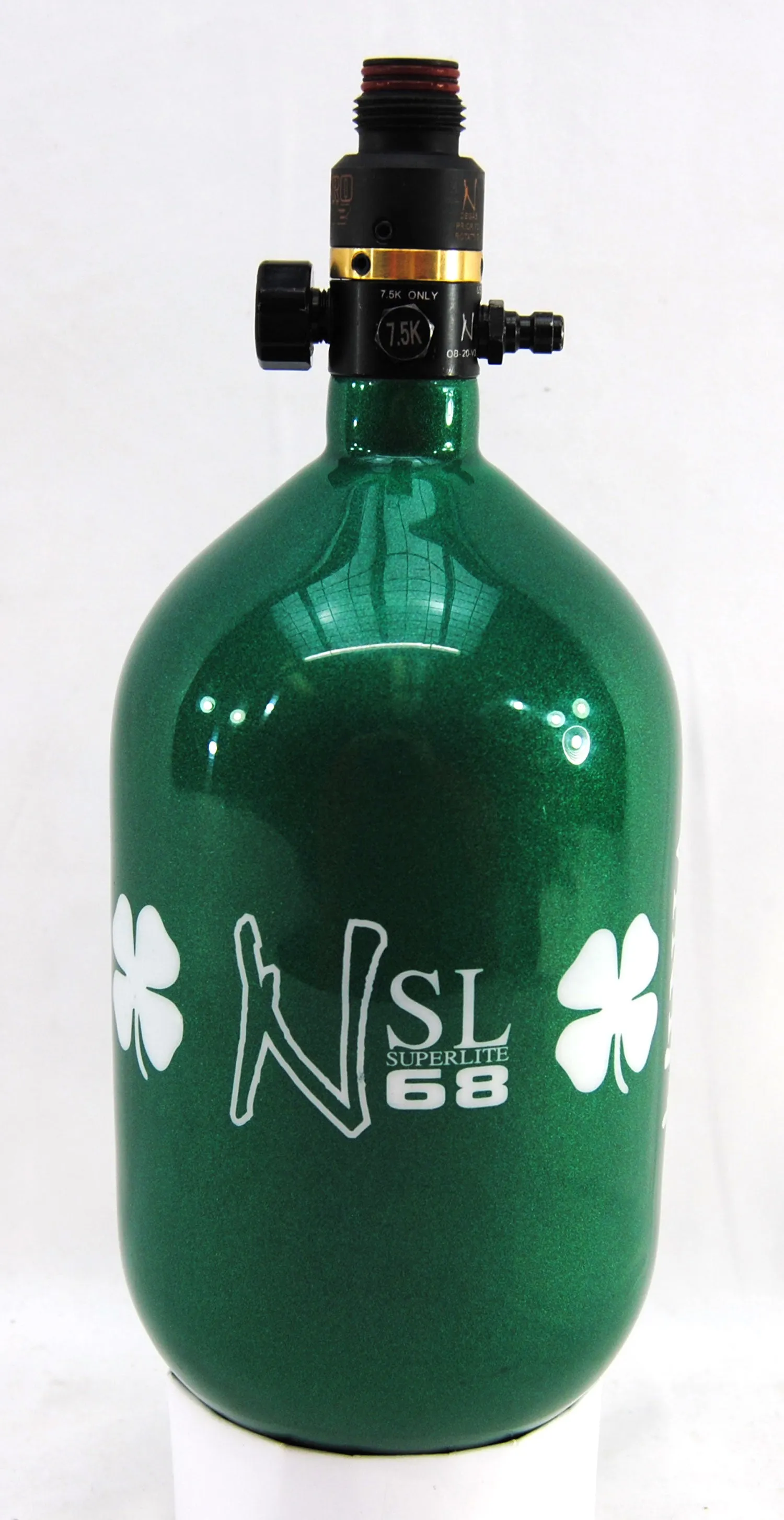 Ninja 68ci 4500psi HPA Tank - Limited Edition St. Patrick's Day Lucky Clover - Pro V2 Regulator
