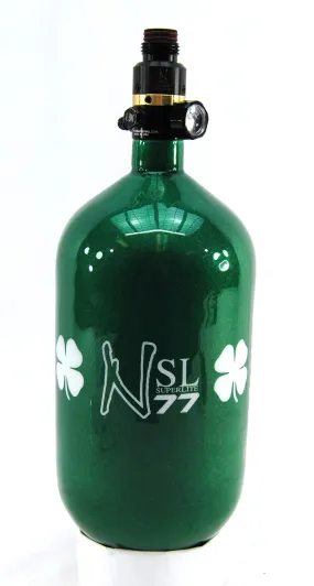 Ninja 77ci 4500psi HPA Tank - Limited Edition St. Patrick's Day Lucky Clover - Pro V2 SLP Regulator