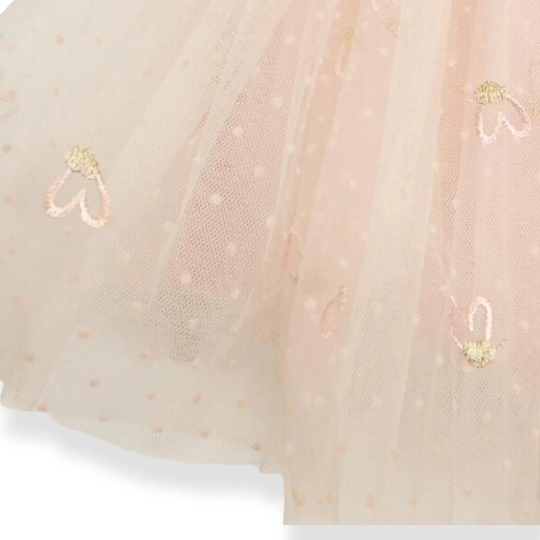 Pink Hearts Mesh Tutu