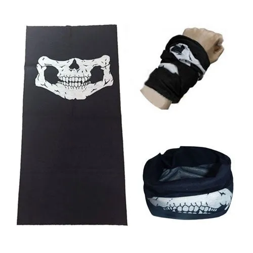 Skull Multi Purpose cloth Face Mask Balaclava Neck Guard