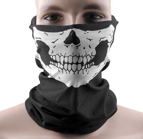 Skull Multi Purpose cloth Face Mask Balaclava Neck Guard