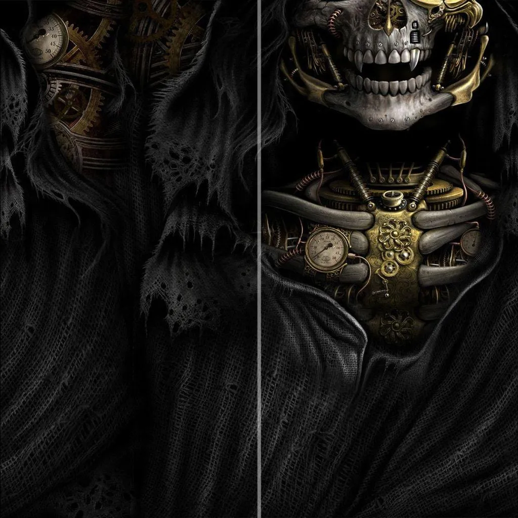 Spiral Steam Punk Reaper - Multifunctional Face Wraps